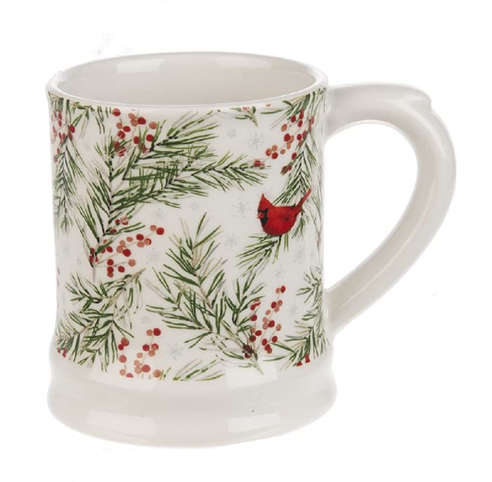 Ganz MX181406 Cardinal Mug, 4.75-inch Height, Dolomite, Set of 4