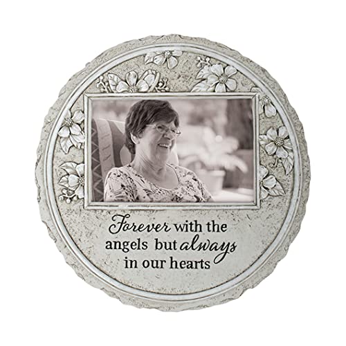Carson 12510 Forever Picture Frame Garden Stone, 9.5-inch Diameter