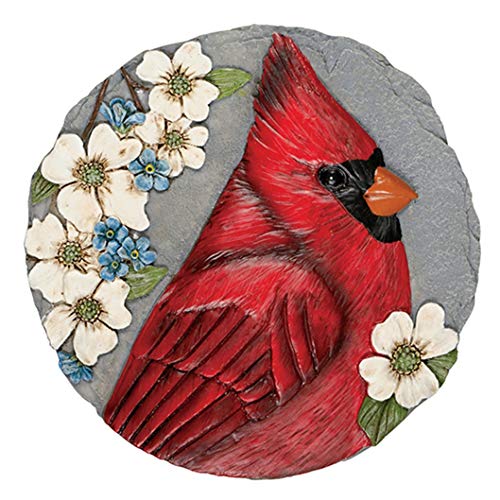 Carson 12775 Cardinal with Dogwood, Garden Stone Multi