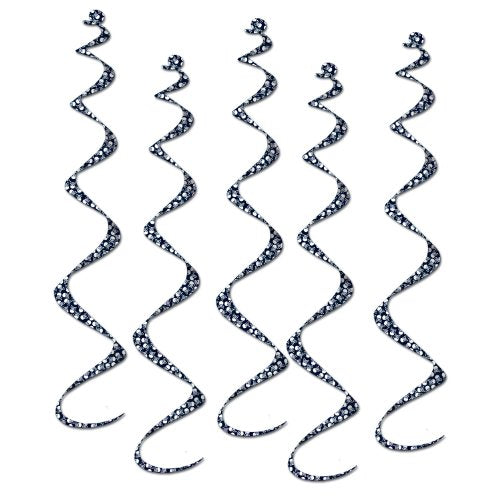 Beistle Printed Pirate Twirly Whirlys (5/Pkg)
