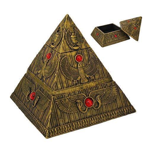 Pacific Trading PTC 7.25 Inch Egyptian Pyramid Structure Mythological Statue Figurine