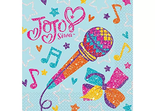 Unique Industries JoJo Siwa Paper Lunch Napkins - 16 Pcs
