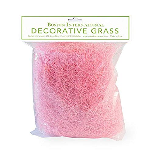 Boston International Celebrate the Home Easter Decorative Grass, 30 Grams, Pink