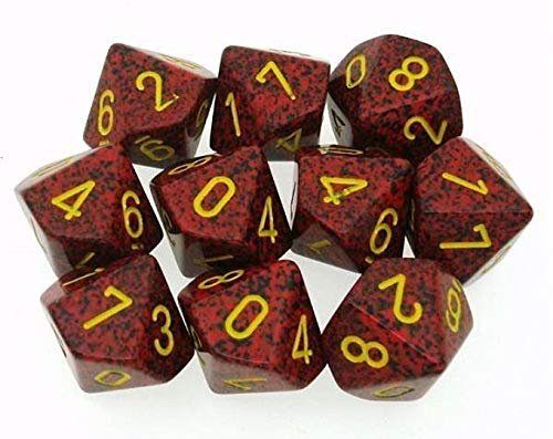 Chessex d10 Mercury (10)