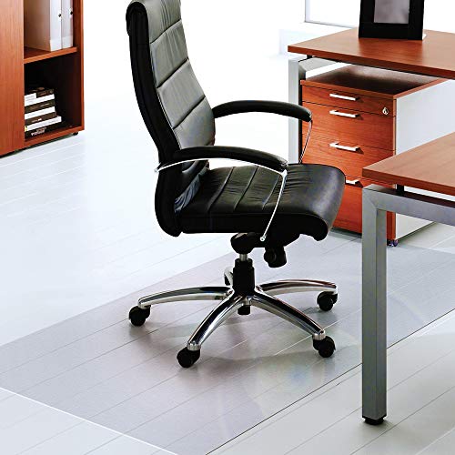 Floortex Ultimat Polycarbonate XXL Chair Mat for Hard Floors, 118" x 60", Rectangular, Clear (FR1215030019ER)