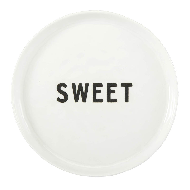 Santa Barbara Design Studio Table Sugar Ceramic Appetizer Plates, Set of 3, Sweet