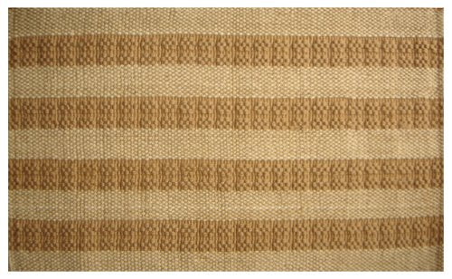 Imports Decor Natural Jute Rug, Natural Stripes, 24-Inch by 36-Inch