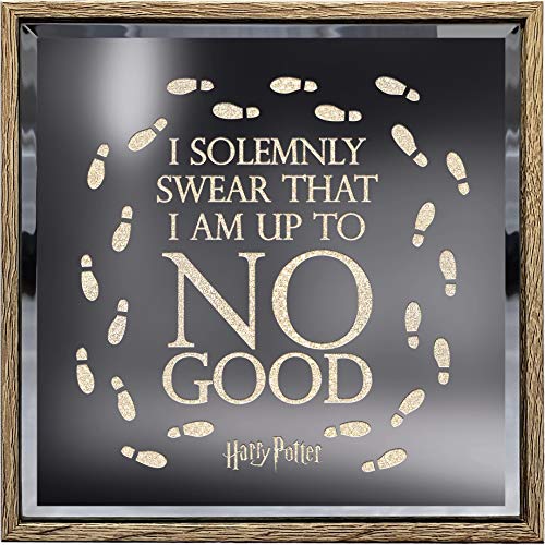 Spoontiques Solemnly Swear Lighted Sign, Silver