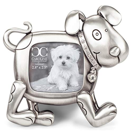 Roman 19239 Caroline Collection Dog Frame, Holds 2.75 X 2.5-inch Photo, 5.5-inch Height