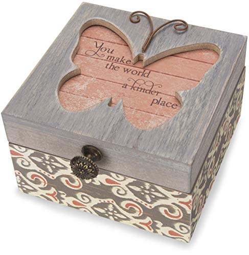 Pavilion Gift Company 41102 Simple Spirits - Patterned Butterfly Someone Special Jewelry Box