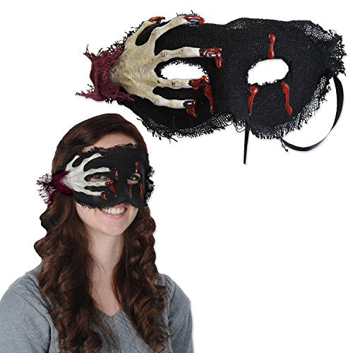 Beistle 00327 Skeleton Hand Mask, One Size Fits Most