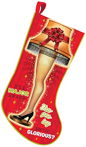 Kurt Adler 19 Inch A Christmas Story Leg Lamp Light Up Stocking