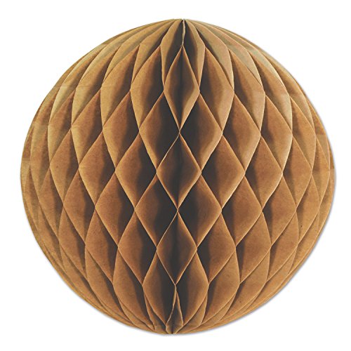 Beistle, Brown Kraft Paper Ball, 12"