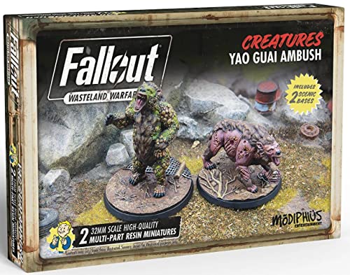 Modiphius Fallout - Wasteland Warfare - Creatures Yao Guai Ambush