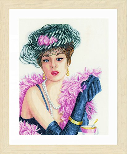 Vervaco Lanarte Elegant Lady Counted Cross-Stitch Kit