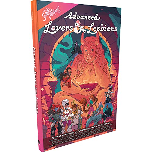 WizKids Store Advanced Lovers & Lesbians - EHP0070 - Role Playing Supplement for Thirsty Sword Lesbians, Hardback Book, 3-6 Players, 2-4 Hours