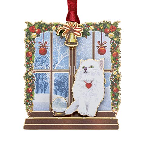 Beacon Design Cat in Window Ornament