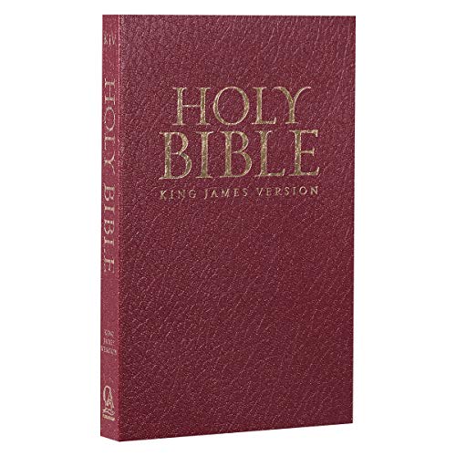 Christian Art Gifts KJV Holy Bible, Gift and Award Bible - Softcover, King James Version, Burgundy