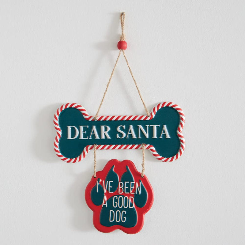 CTW Home Collection Good Dog Christmas Hanging Ornament, 7.25-inch Width, Holiday Season Decoration