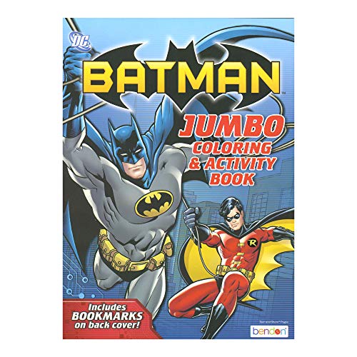 BAZIC Batman Coloring Book 1 Title, Fun Game Workbook for Learning Dra –  Hour Loop