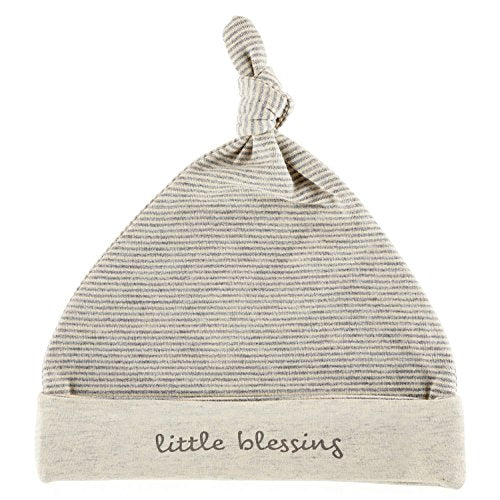 Creative Brands Stephan Baby Little Blessings Oatmeal 0-6 Months Newborn Cotton Blend Beanie Cap