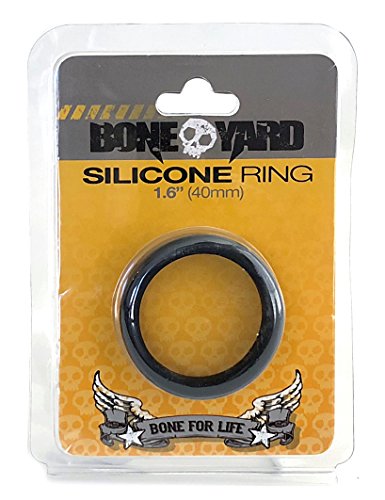 C1R Boneyard Silicone Cock Ring - 1.6" (40 mm) - Black