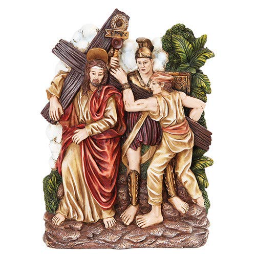 Pacific Trading 9.25 Inch Stations of The Cross Christ Walking Statue Figurine