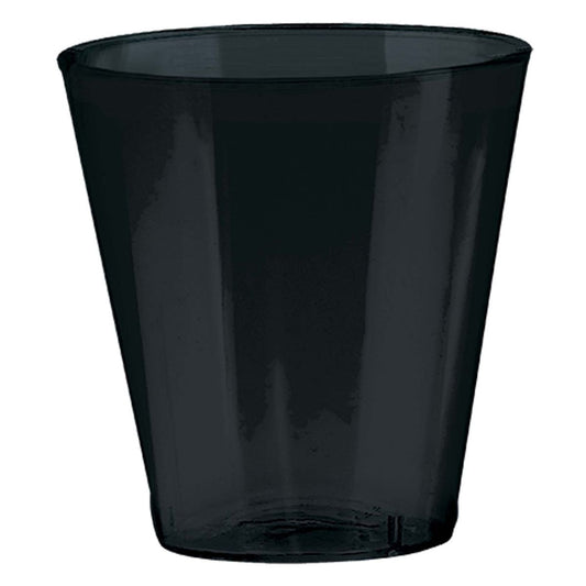 Big Party Pack Jet Black Shot Glasses | 2 oz. | Pack of 100 | Party Supply