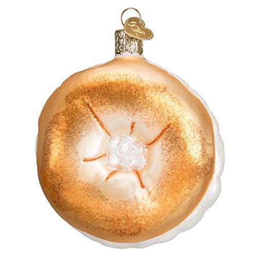 Old World Christmas 32221 Bagel Glass Blow Christmas Ornament Bagel