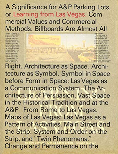 Penguin Random House Learning from Las Vegas, facsimile edition (The MIT Press)