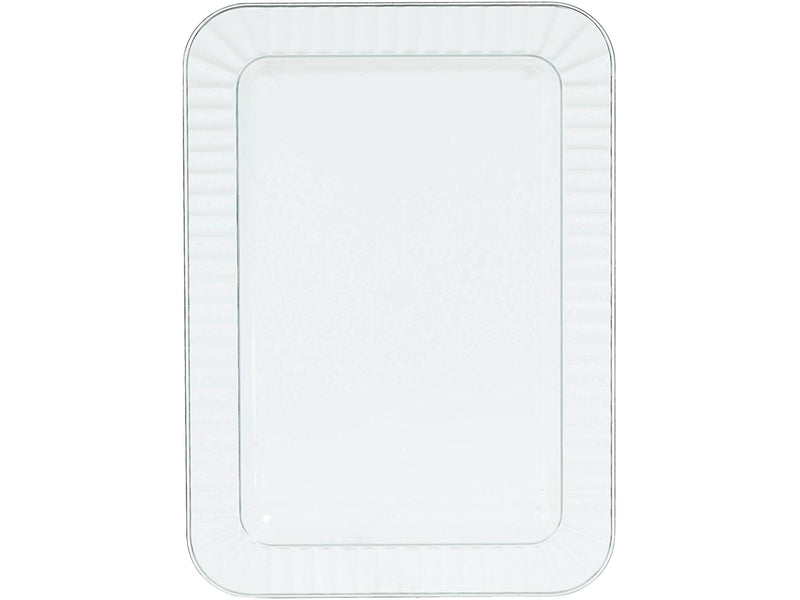 White Premium Plastic Appetizer Trays | 5"x 7" | Pack of 32 | Party Supply