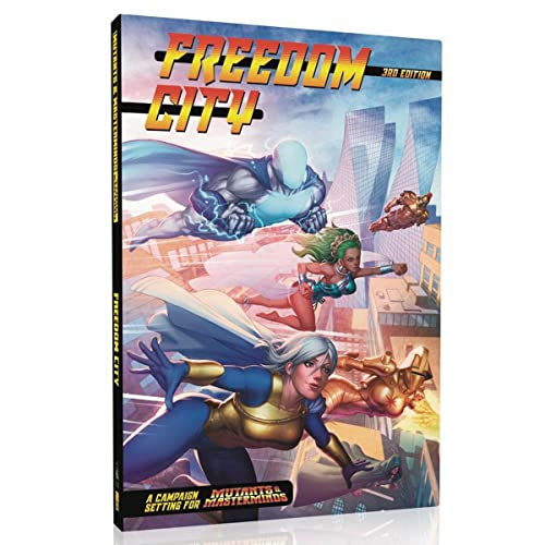 Mutants and Masterminds RPG Freedom City Campaign City (Mutant & Masterminds)