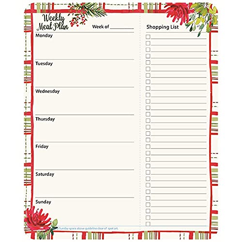 LANG Christmas Greens (1114111) Meal Planner, Large, MULTI