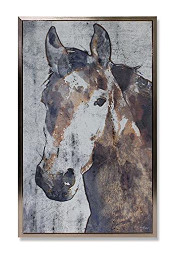 Melrose International Horse Print 19.25" L x 31" H Plastic/MDF