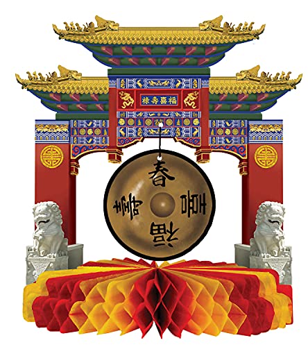 Beistle Asian Gong Centerpiece