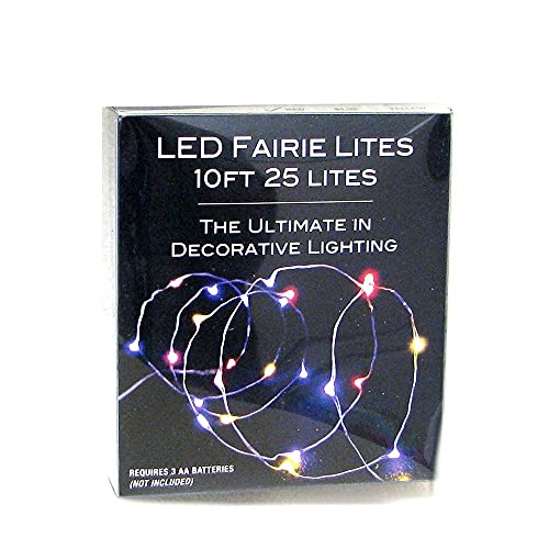 Kurt Adler Battery Operated Multi Color LED Fairie String Lights