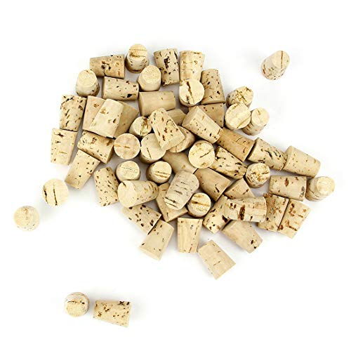Hygloss Products Cork 60 Stoppers, 11/16"x1/2"x3/8", S Pcs, Natural Piece