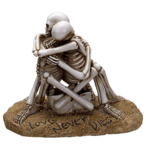 Pacific Trading Giftware Love Never Dies Couple Sharing an Intimate Hug Resin Collectible Figurine