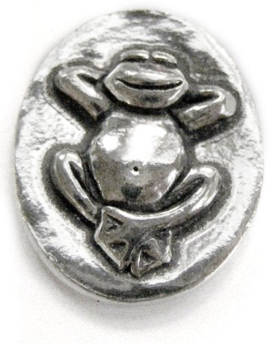 Basic Spirit Frog/Smile Handcrafted Lead-Free Pewter Pocket Token Coin CN-27