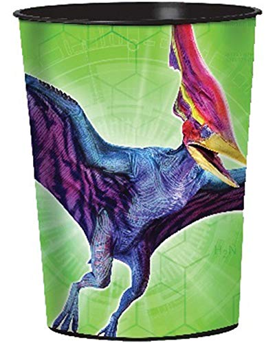 amscan Jurassic World Green Party Favor Plastic Cup 16 Oz.