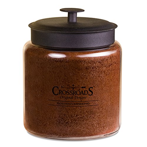 Crossroads Roasted Espresso Scented 4-Wick Candle, 96 Ounce
