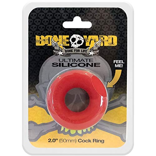 C1R Ultimate Silicone Cock Ring Red