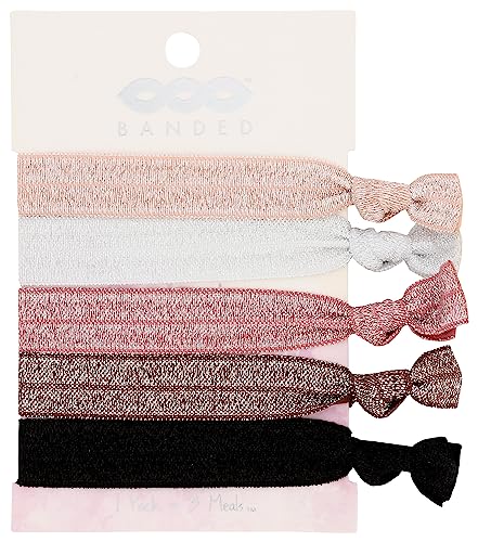 Banded Classic Neutral Shimmer Ties, 1 EA