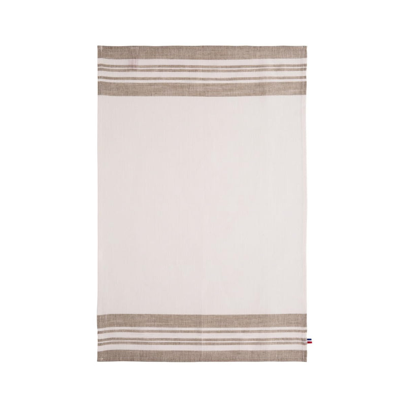 Coucke Linen Tea Towel, Alabaster Linen, 50 x 75 cm