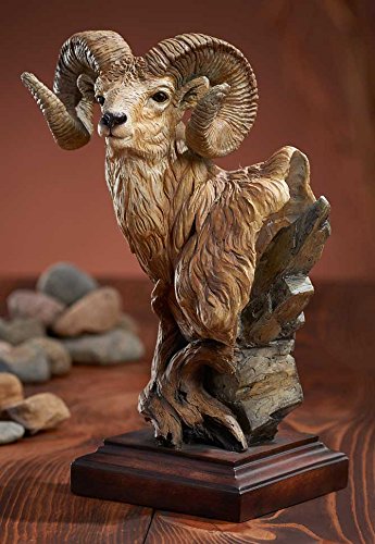 Wild Wings(WI) Level Headed - Ram Sculpture by Greg Peltzer