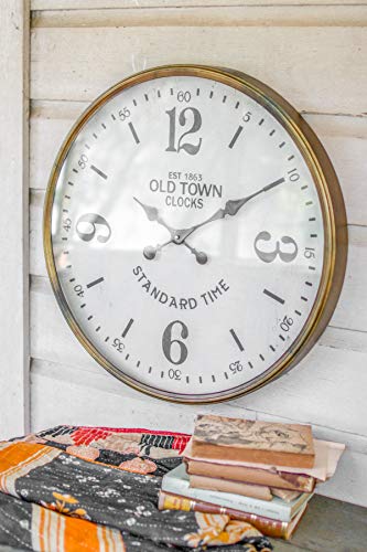 Kalalou Old Town Large Wall Clock