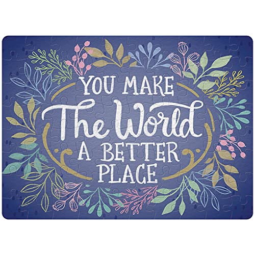 Carson Home 24686 World Better Gift Boxed Puzzle, 8-inch Length, Iridescent Hardboard