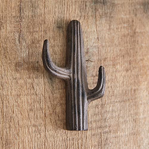 CTW Home Collection 370616 Cast Iron Cactus Hook, 5.25-inch Height