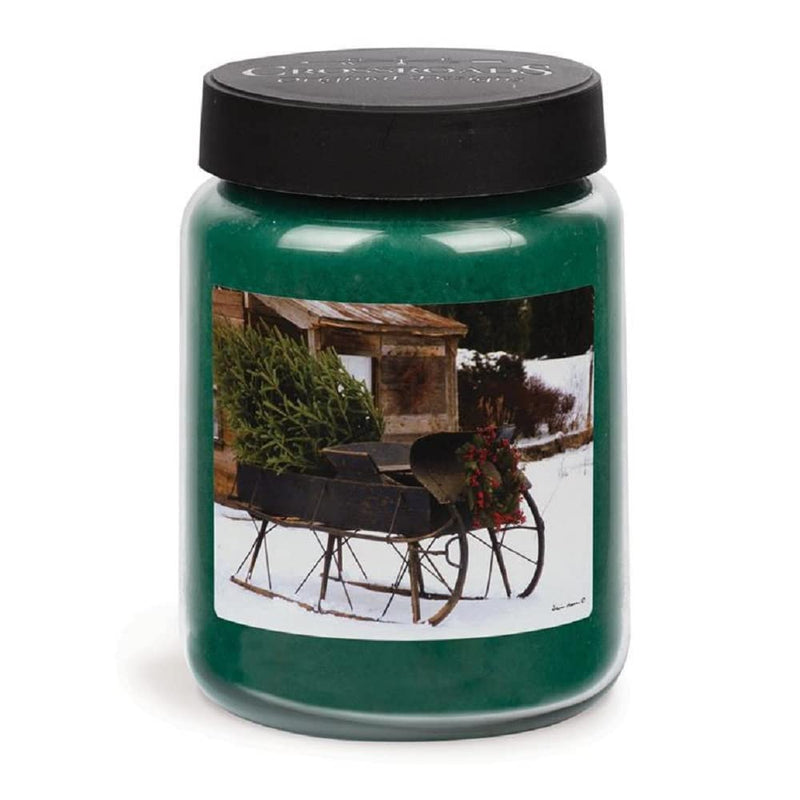 Crossroads BF-IH579 Winter Sleigh Balsam Fir Jar Candle, 26 oz