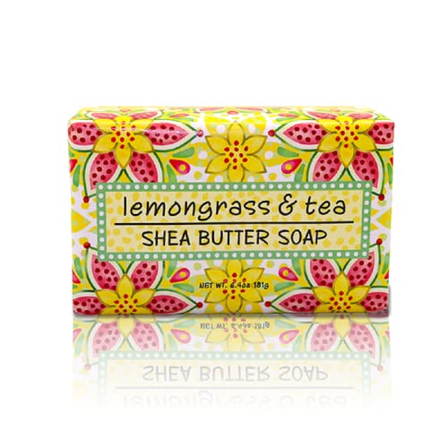 Greenwich Bay Trading Company 6.4oz Wrapped Soap Block(Garden Collection Lemongrass and Tea)